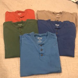 Duluth trading Co. 5 shirts, size XL.